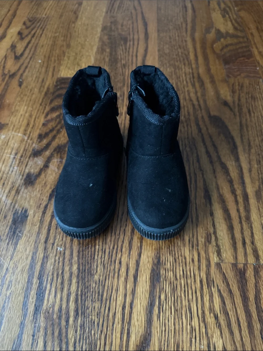 Classic Black Suede Ankle Boots